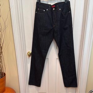 Carolina Herrera Men's Classic Dark Denim Jeans